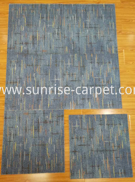 Nylone carpet tile with pvc backing